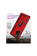 Newface Samsung Galaxy A03S Kılıf Sofya Yüzüklü Silikon Kapak