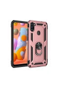 KILIFINI SEÇ - Samsung Galaxy A11 Kılıf Sofya Yüzüklü Silikon Kapak