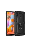 KILIFINI SEÇ - Samsung Galaxy A11 Kılıf Sofya Yüzüklü Silikon Kapak