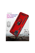 KILIFINI SEÇ - Samsung Galaxy A22 Kılıf Sofya Yüzüklü Silikon Kapak