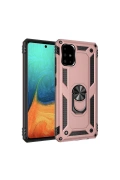 KILIFINI SEÇ - Samsung Galaxy A71 Kılıf Sofya Yüzüklü Silikon Kapak