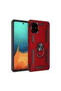 KILIFINI SEÇ - Samsung Galaxy A71 Kılıf Sofya Yüzüklü Silikon Kapak