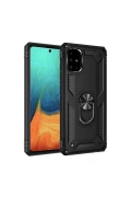 KILIFINI SEÇ - Samsung Galaxy A71 Kılıf Sofya Yüzüklü Silikon Kapak