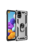 Newface Samsung Galaxy M31S Kılıf Sofya Yüzüklü Silikon Kapak