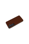 Newface Samsung Galaxy S24 Kılıf Loop Deri Silikon
