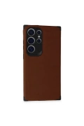 Newface Samsung Galaxy S24 Ultra Kılıf Loop Deri Silikon