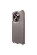 Newface Tecno Spark 30 Pro Kılıf Auto Focus Karbon Kapak - Gri