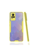 KILIFINI SEÇ - Vivo V21e Kılıf Platin Silikon