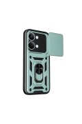 Newface Xiaomi Poco X8 Pro Max Pars Lens Yüzüklü Silikon