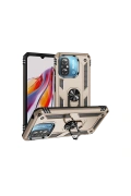 Newface Xiaomi Redmi 12C Kılıf Sofya Yüzüklü Silikon Kapak