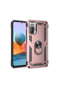 KILIFINI SEÇ - Xiaomi Redmi Note 10 Pro Kılıf Sofya Yüzüklü Silikon Kapak