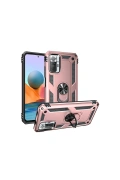 KILIFINI SEÇ - Xiaomi Redmi Note 10 Pro Kılıf Sofya Yüzüklü Silikon Kapak