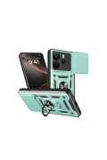 Newface Xiaomi Redmi Note 14 4G Pars Lens Yüzüklü Silikon
