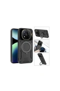 Newface Xiaomi Redmi Note 14 Pro Plus Kılıf Joy Lens Standlı Kapak