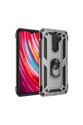 Newface Xiaomi Redmi Note 8 Pro Kılıf Sofya Yüzüklü Silikon Kapak