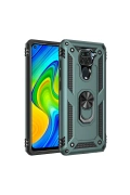 Newface Xiaomi Redmi Note 9 Kılıf Sofya Yüzüklü Silikon Kapak