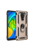 Newface Xiaomi Redmi Note 9 Kılıf Sofya Yüzüklü Silikon Kapak