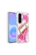 Samsung Galaxy A37 5G Lotus Simli Magsafe Kapak