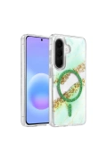 Samsung Galaxy A56 Lotus Simli Magsafe Kapak