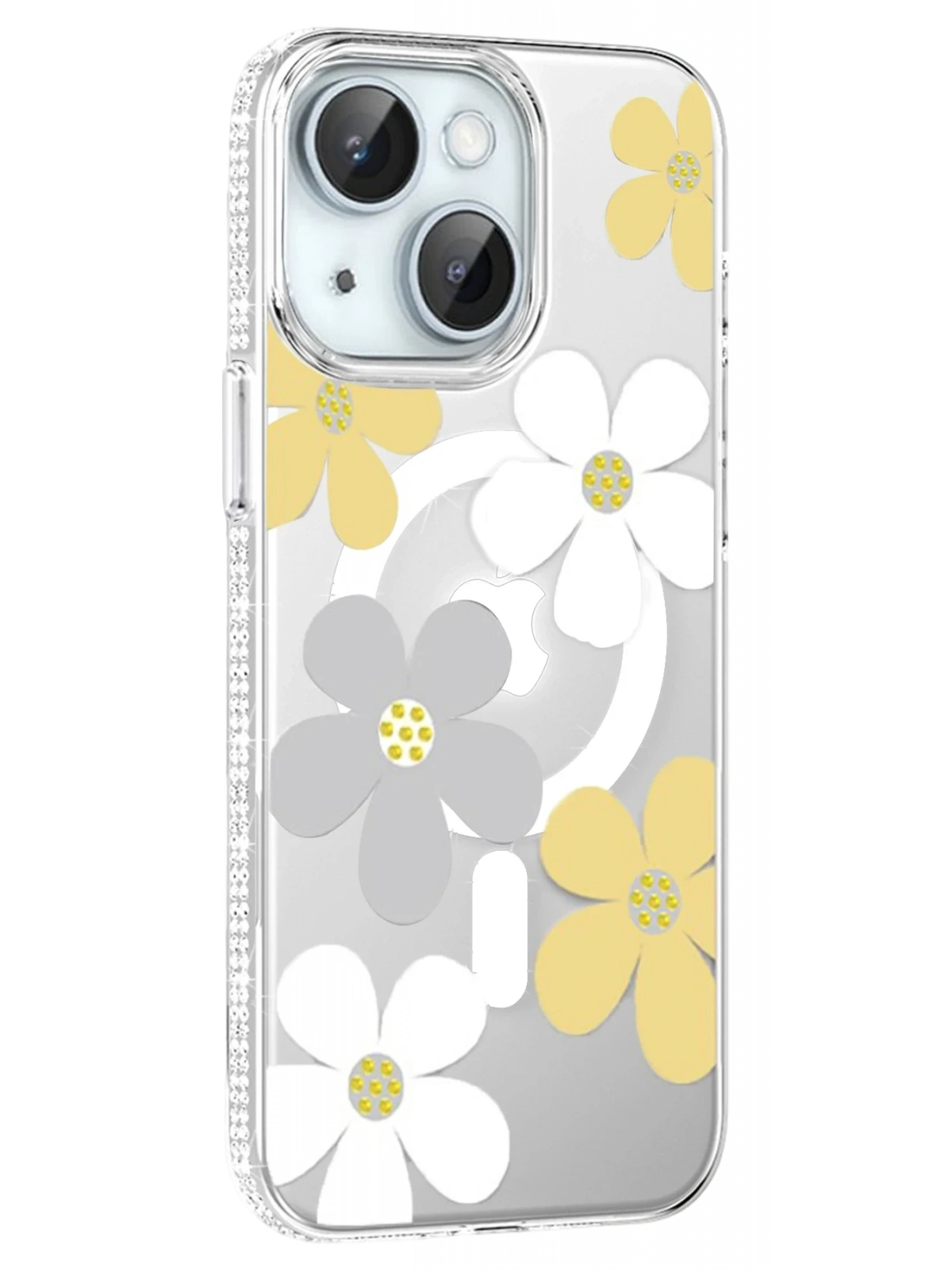 Joko Apple iPhone 14 Floral Magsafe Kapak - Sarı