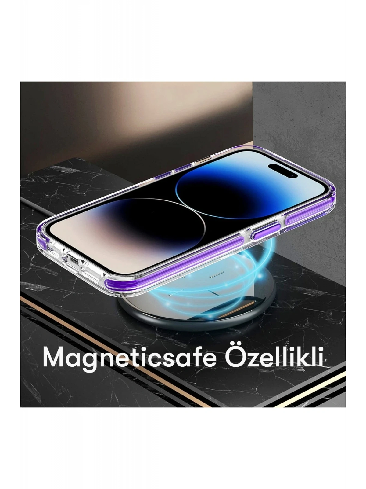 Joko Apple iPhone 14 Pro Bella Magsafe Kapak - Derin Mor