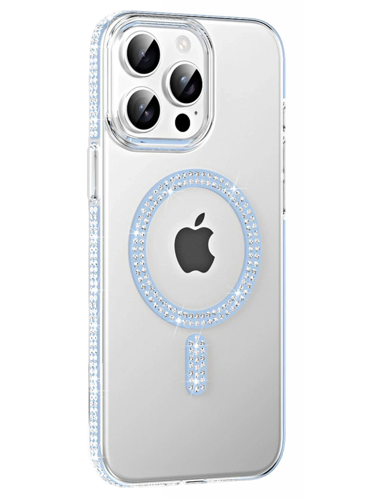 Joko Apple iPhone 14 Pro Max Move Taşlı Magsafe Kapak - Mavi