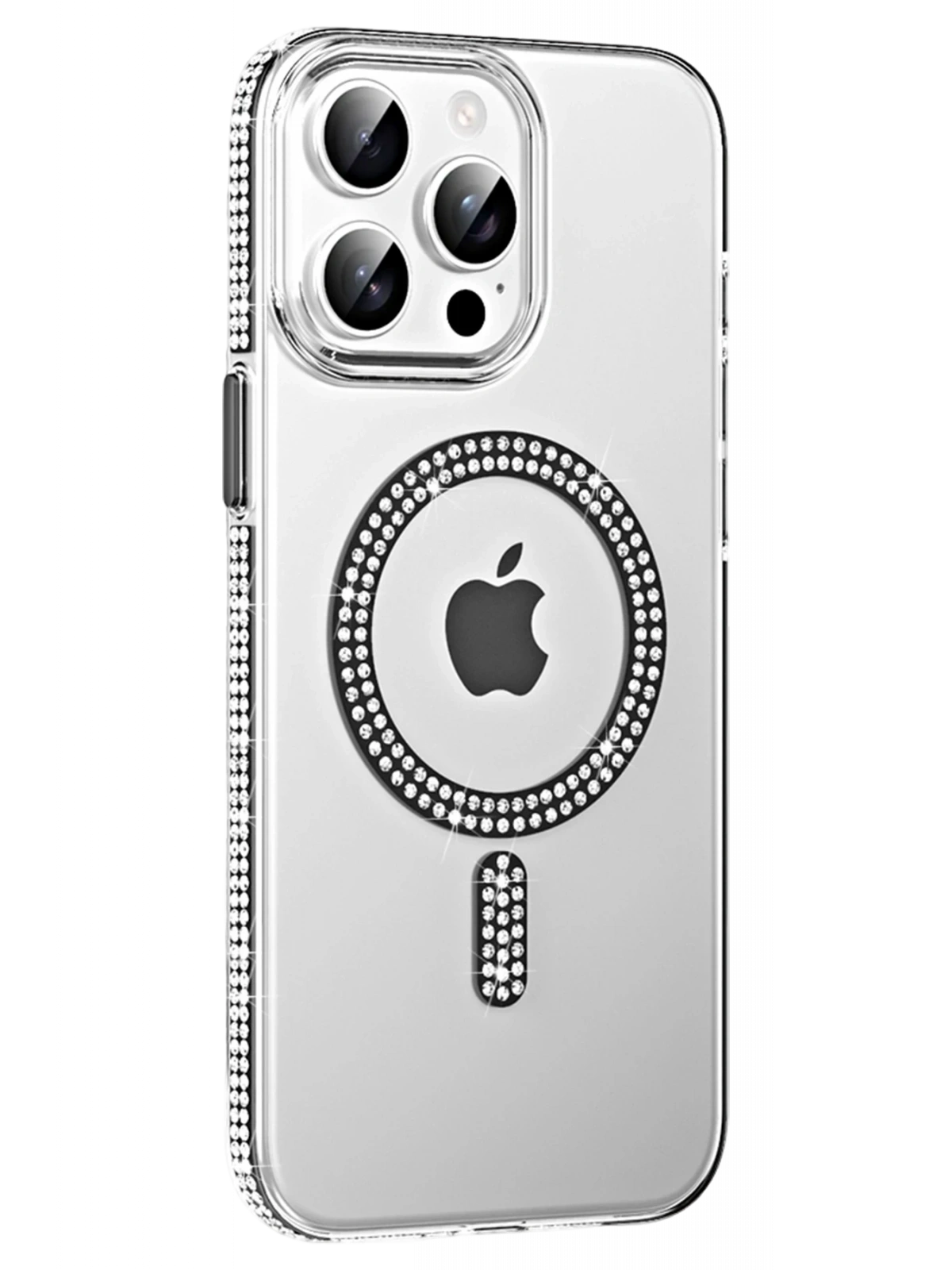 Joko Apple iPhone 14 Pro Max Move Taşlı Magsafe Kapak - Siyah