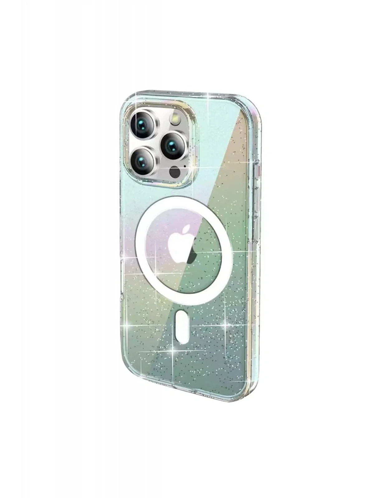Joko Apple iPhone 14 Pro Max Rasasi Simli Magsafe Kapak - Şeffaf