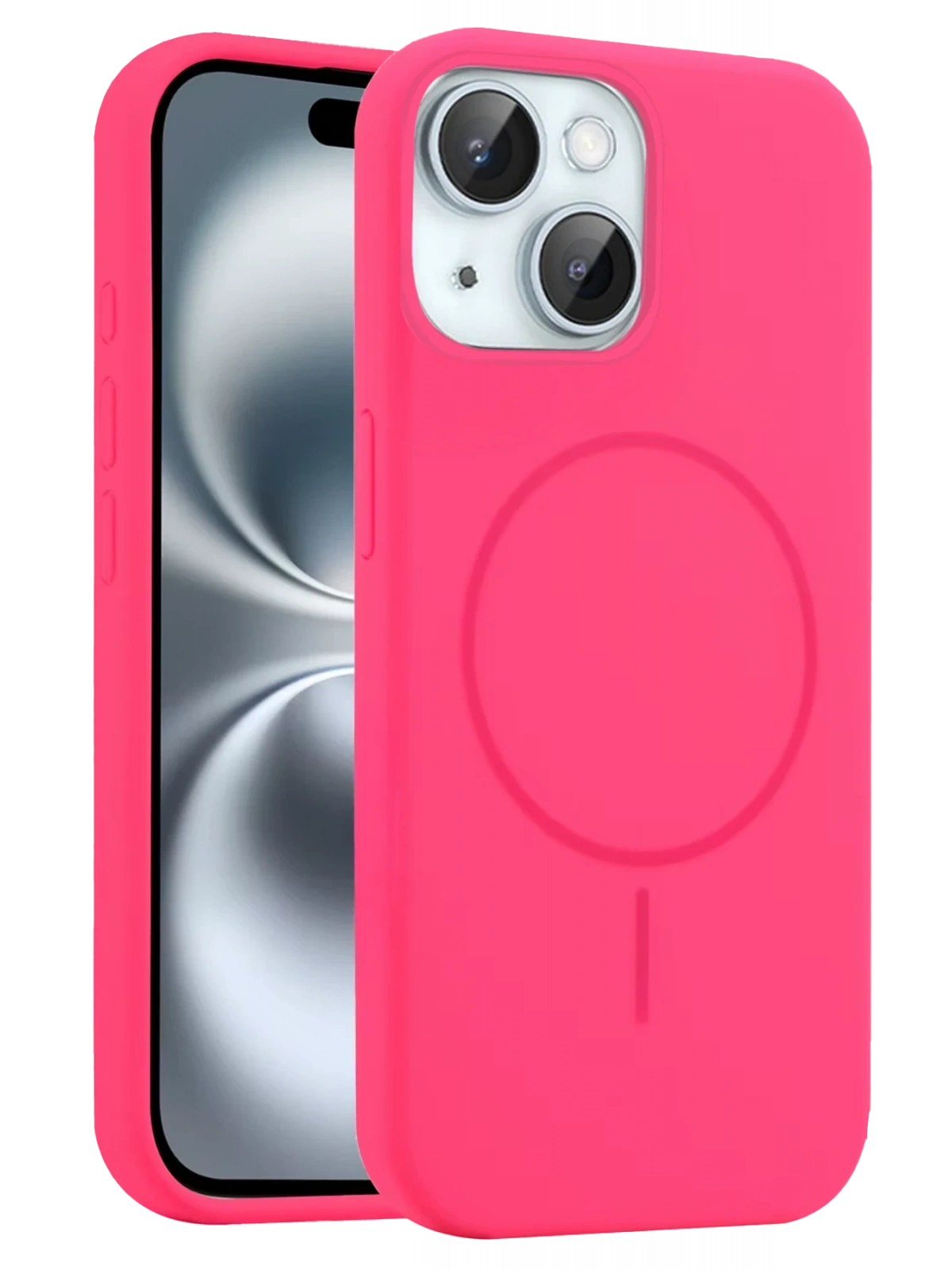 Joko Apple iPhone 15 Kılıf Jully Magsafe Kapak - Pembe