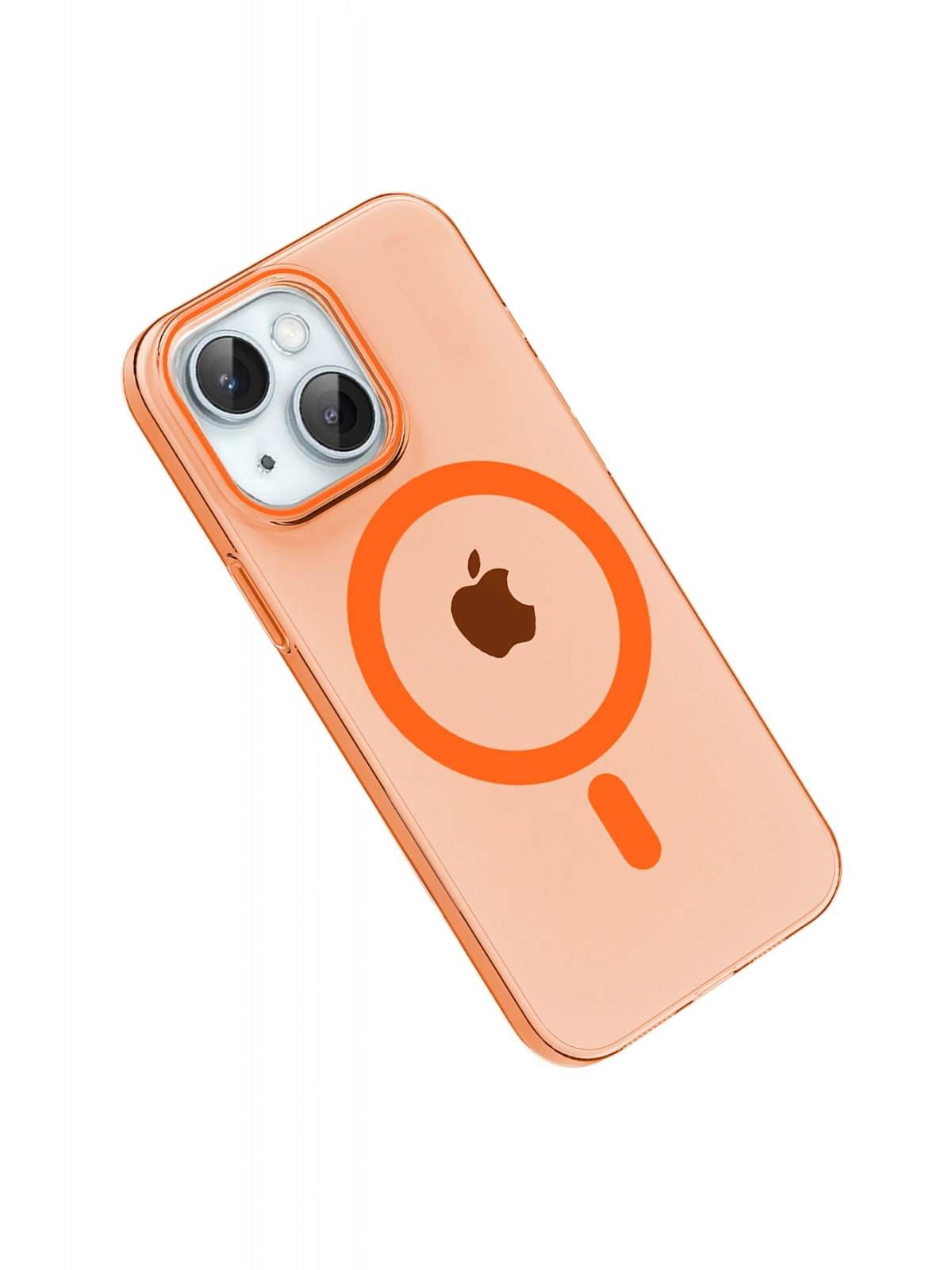 Joko Apple iPhone 15 PC Blank Magsafe Kapak - Turuncu
