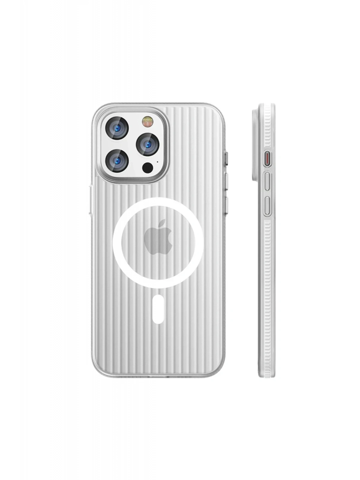 Joko Apple iPhone 15 Pro Max Line Magsafe Kapak - Beyaz