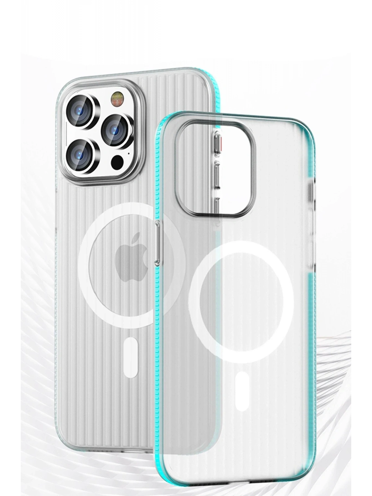 Joko Apple iPhone 15 Pro Max Line Magsafe Kapak - Mavi