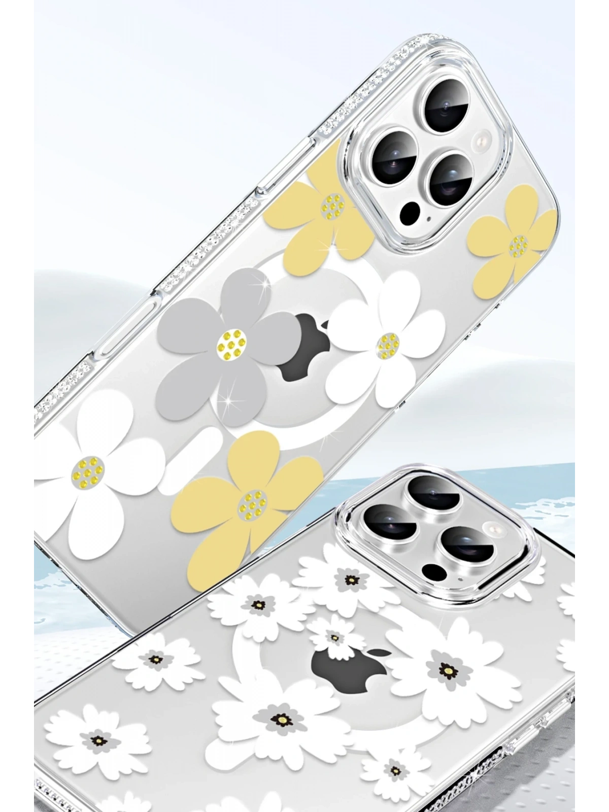 Joko Apple iPhone 16 Floral Magsafe Kapak - Turuncu