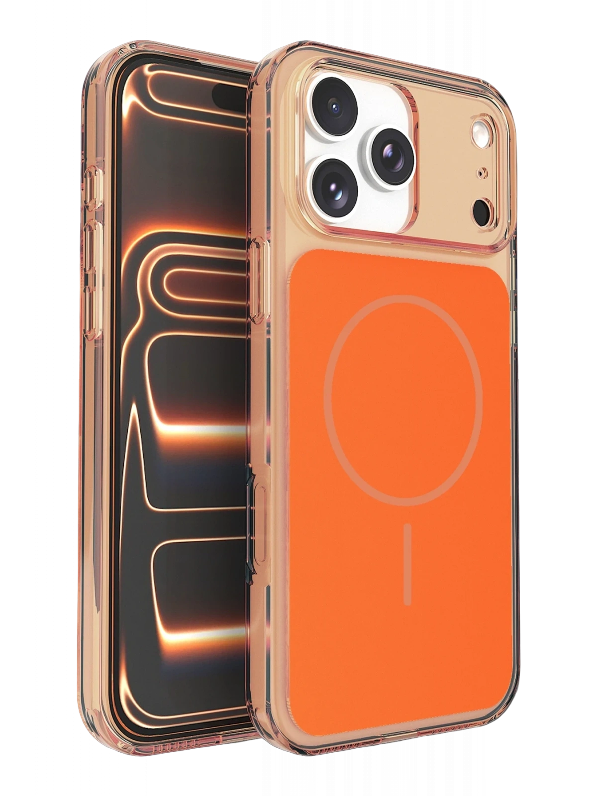 Joko Apple iPhone 17 Pro Max Bruma Magsafe Kapak - Turuncu