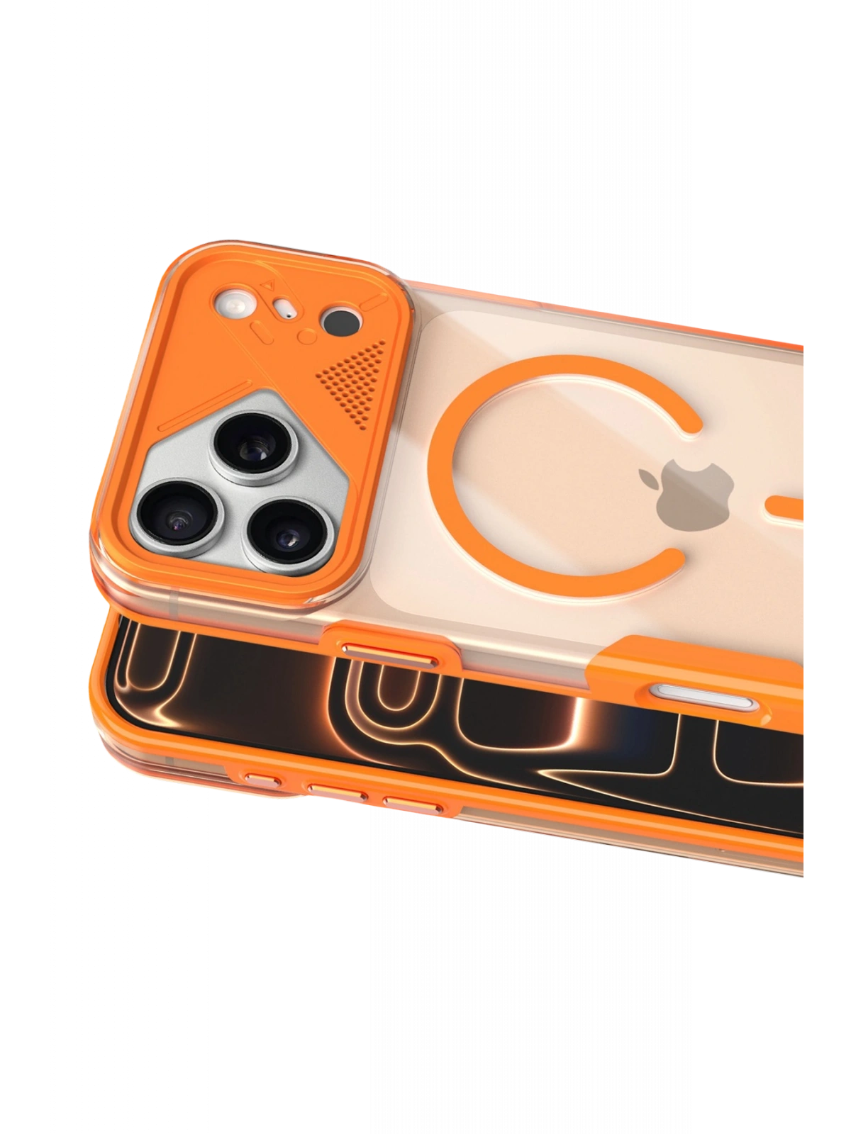 Joko Apple iPhone 17 Pro Max Zinko Magsafe Kapak - Turuncu