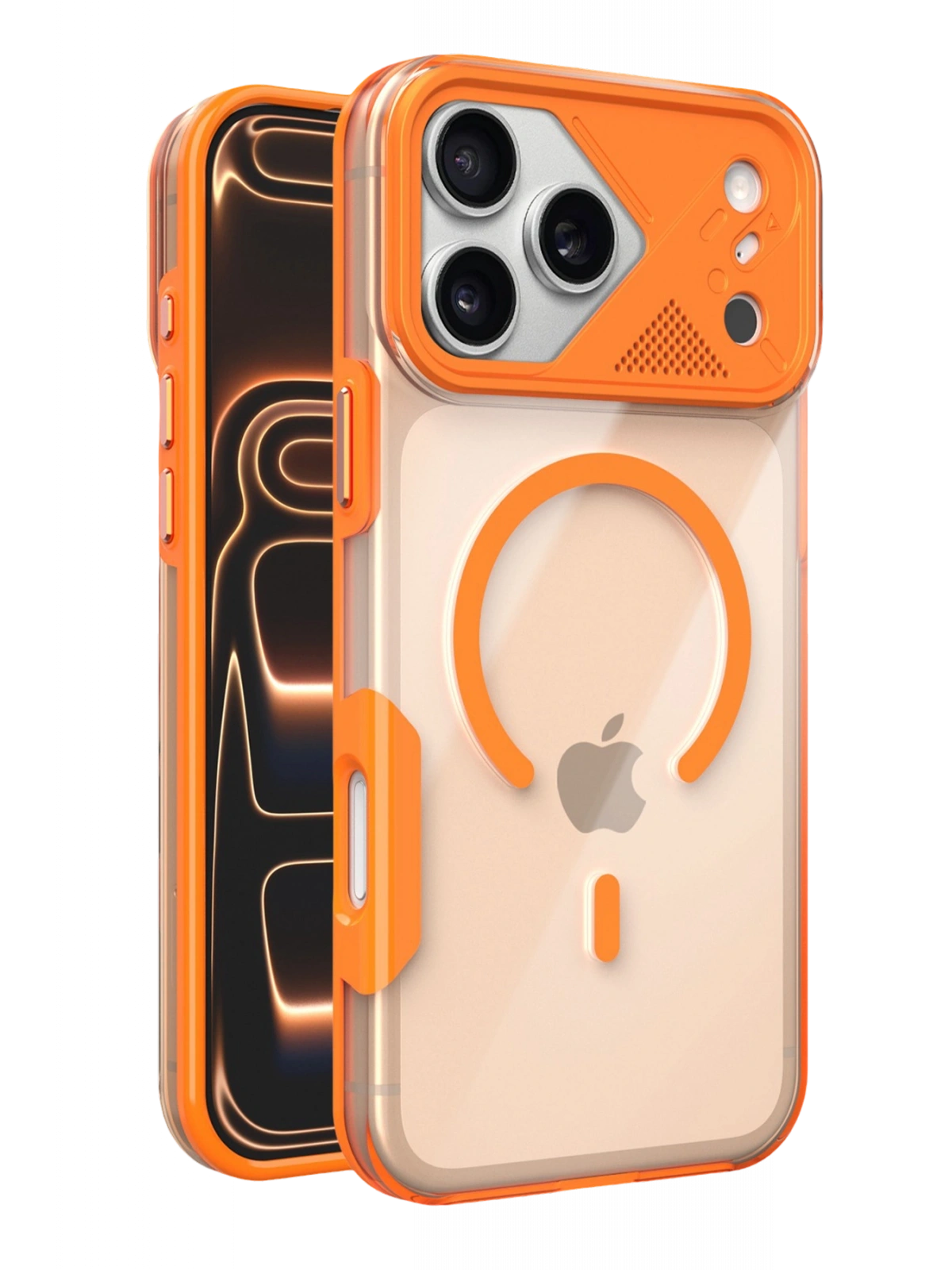 Joko Apple iPhone 17 Pro Zinko Magsafe Kapak - Turuncu
