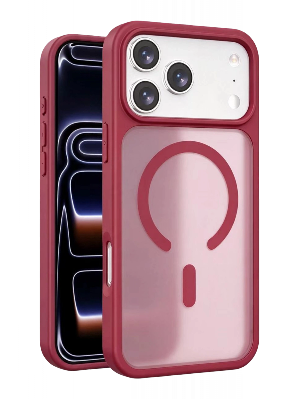 Joko Apple iPhone 18 Pro Max Jota Magsafe Kapak - Bordo