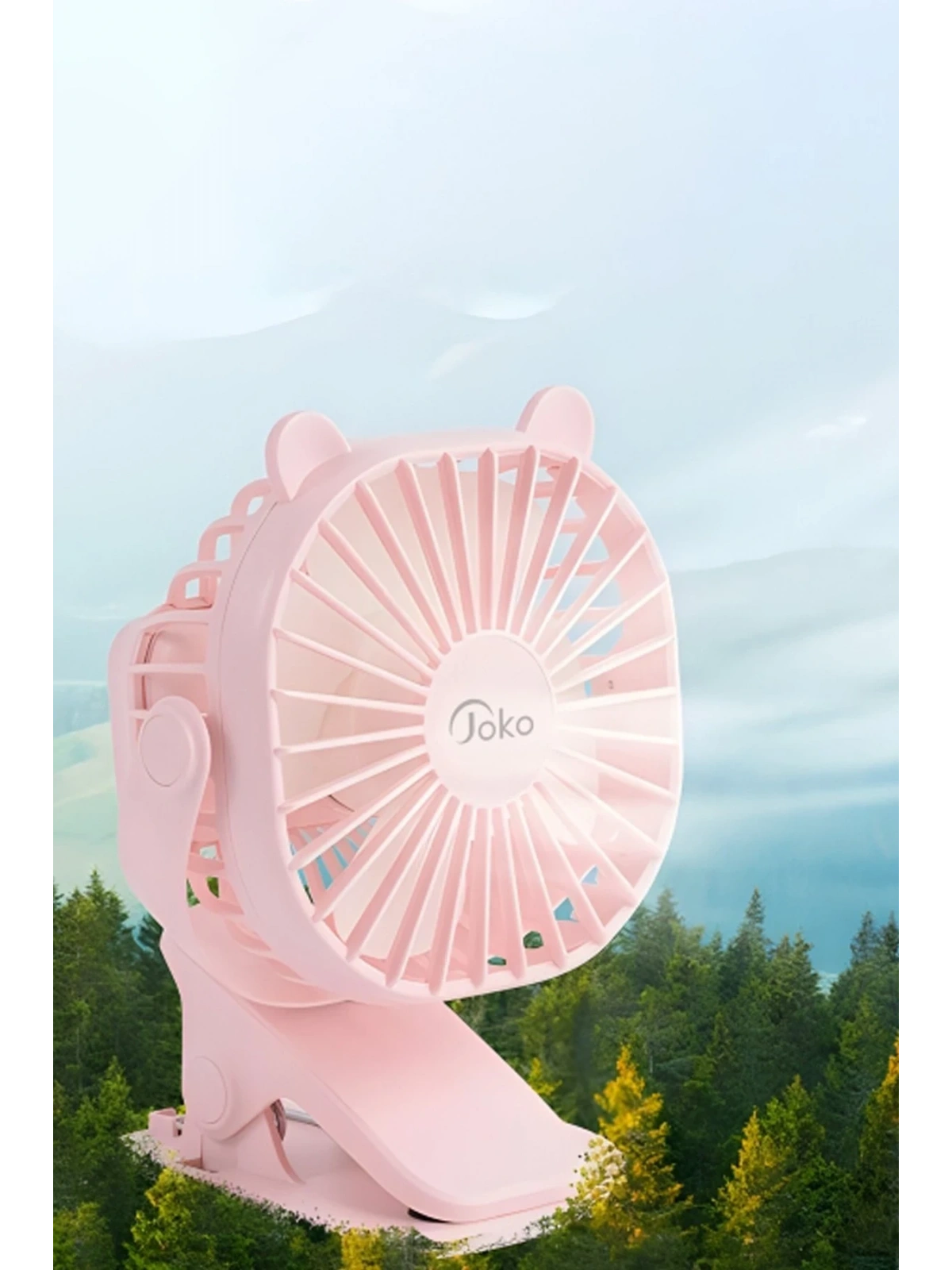Joko JS03 Masaüstü Soğutma Fanı - Pembe