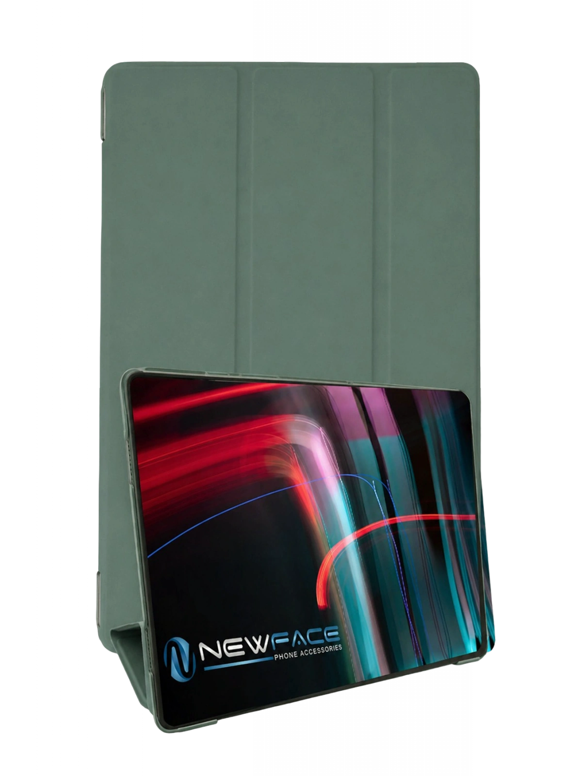 Newface Apple iPad Mini 3 Kılıf Tablet Smart Kılıf - Yeşil