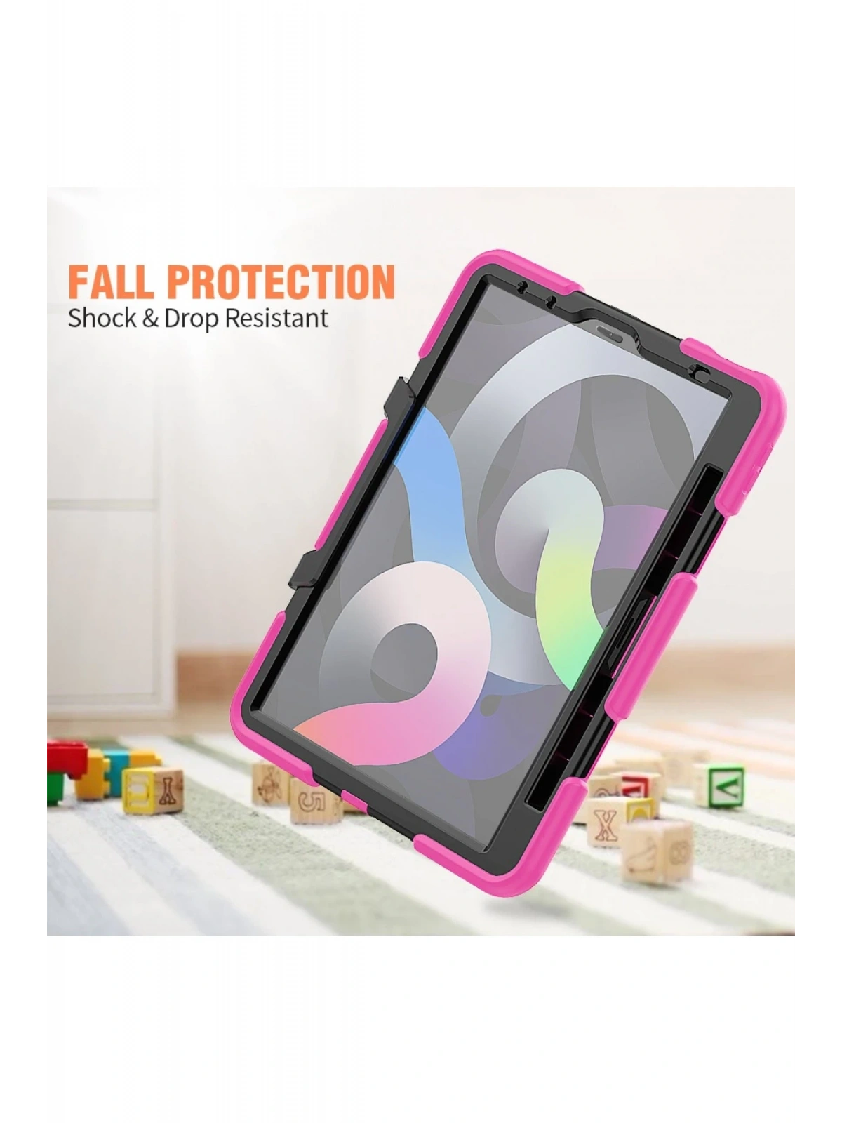 Newface Apple iPad Pro 11 (2020) Kılıf Griffin Tablet Kapak - Pembe