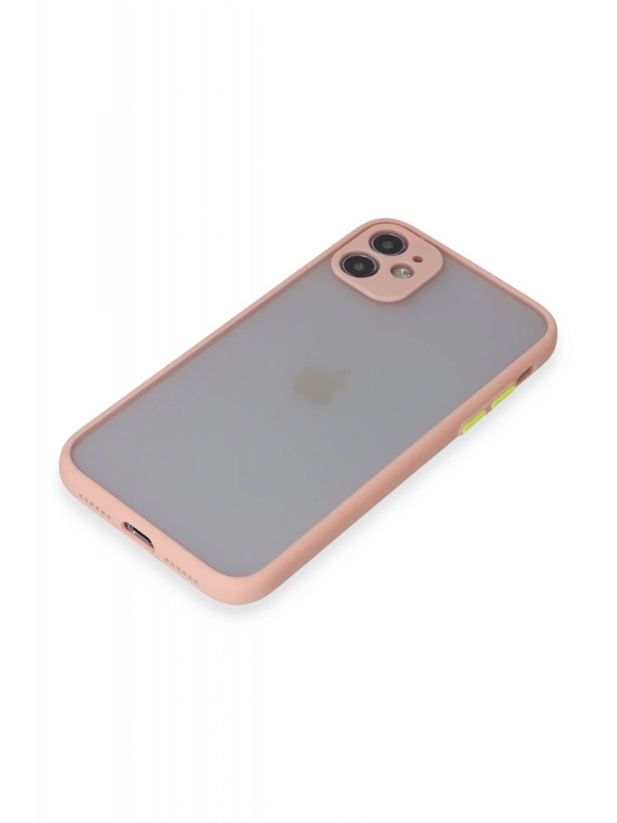 Newface Apple iPhone 11 Kılıf Montreal Silikon Kapak - Pembe
