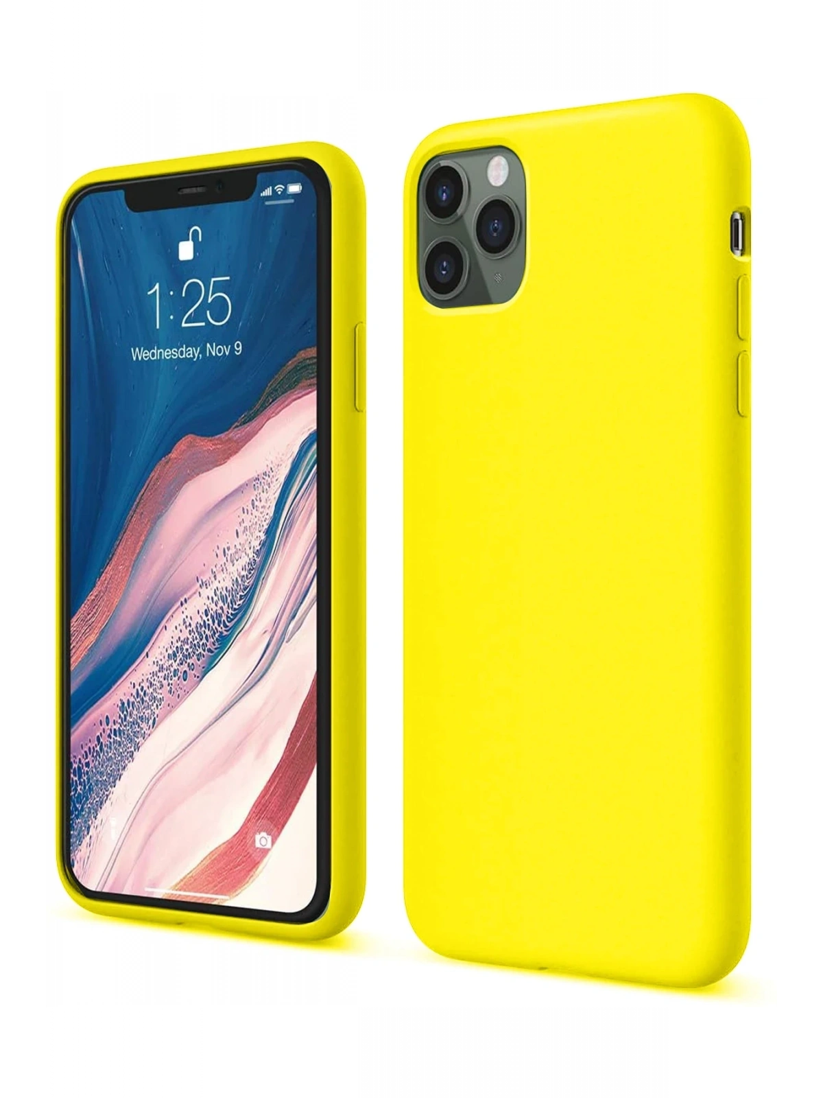 Newface Apple iPhone 11 Pro Kılıf First Silikon - Sarı