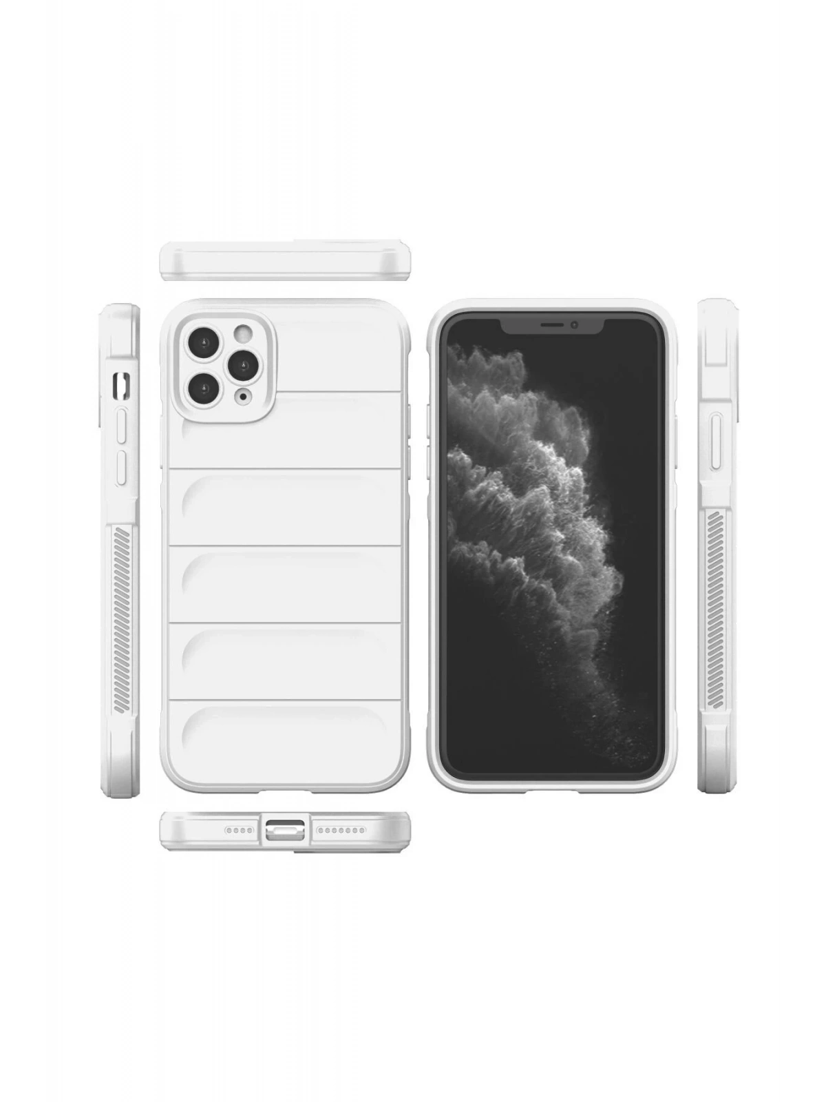 Newface Apple iPhone 11 Pro Kılıf Optimum Silikon - Krem