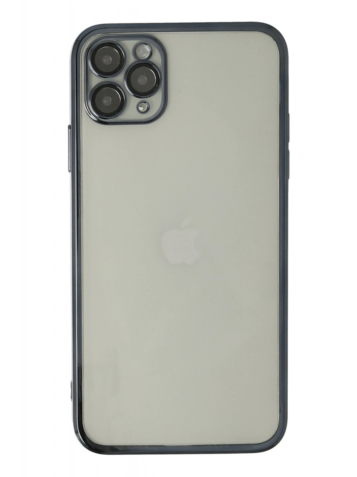Newface Apple iPhone 11 Pro Kılıf Razer Lensli Silikon - Siyah