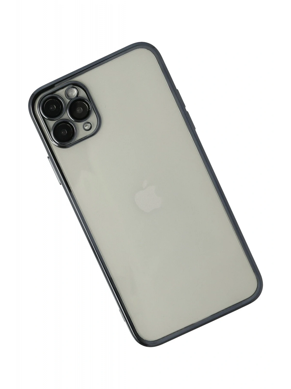 Newface Apple iPhone 11 Pro Kılıf Razer Lensli Silikon - Siyah