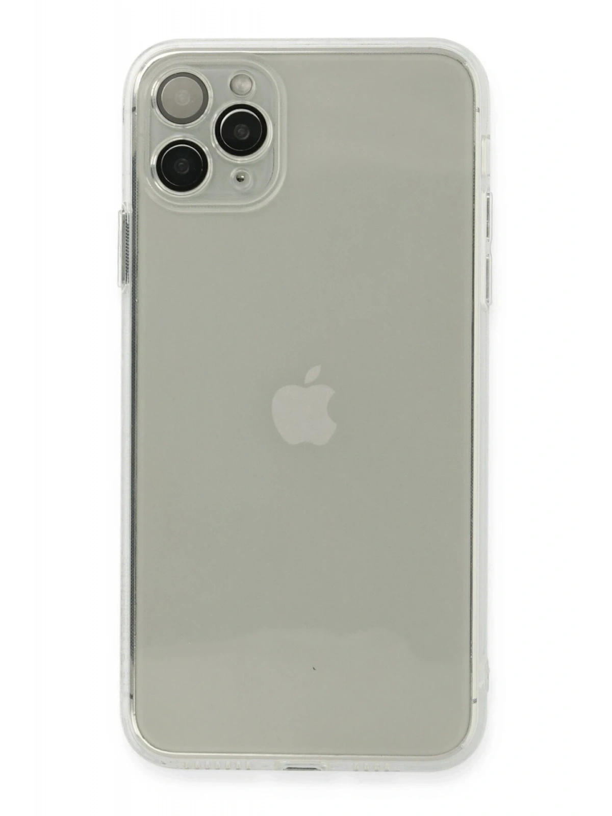 Newface Apple iPhone 11 Pro Max Kılıf Fly Lens Silikon - Şeffaf