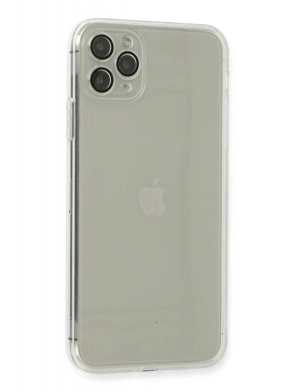 Newface Apple iPhone 11 Pro Max Kılıf Fly Lens Silikon - Şeffaf