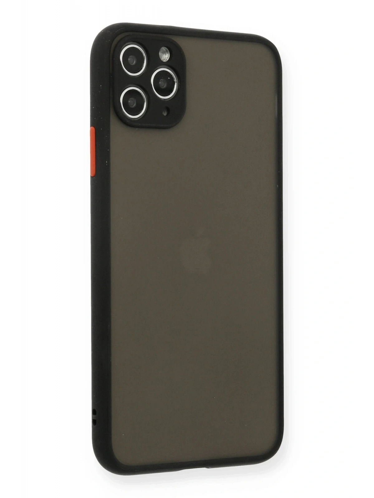 Newface Apple iPhone 11 Pro Max Kılıf Montreal Silikon Kapak - Siyah