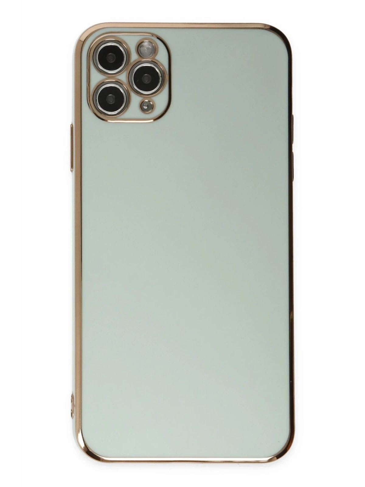 Newface Apple iPhone 11 Pro Max Kılıf Volet Silikon - Açık Yeşil