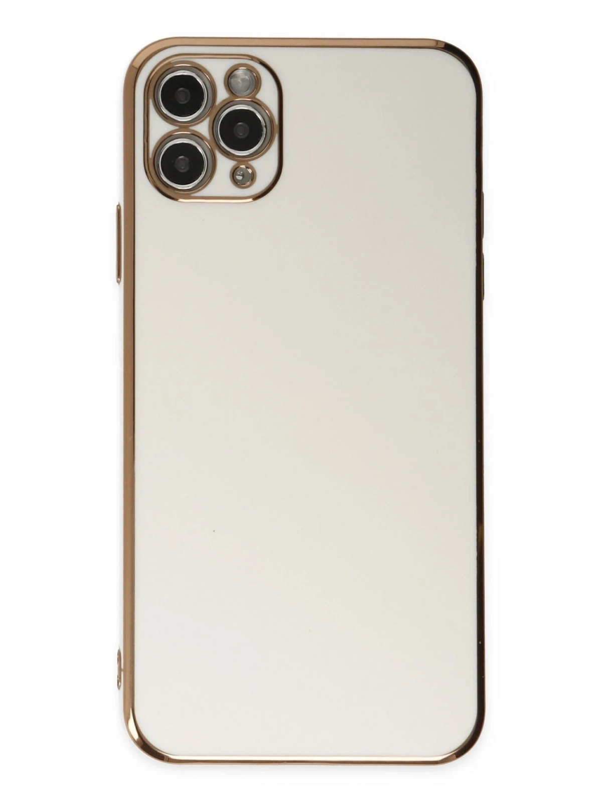 Newface Apple iPhone 11 Pro Max Kılıf Volet Silikon - Beyaz